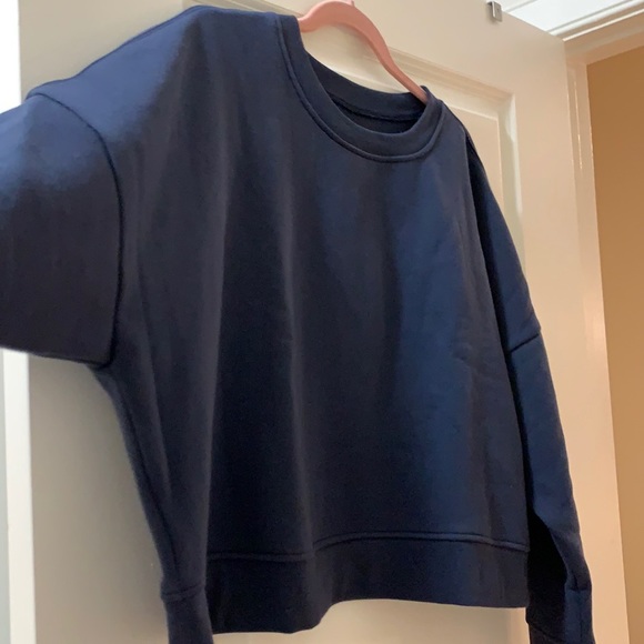 Madewell Tops - NWT Madewell MWL betterterry crop sweatshirt
 XL